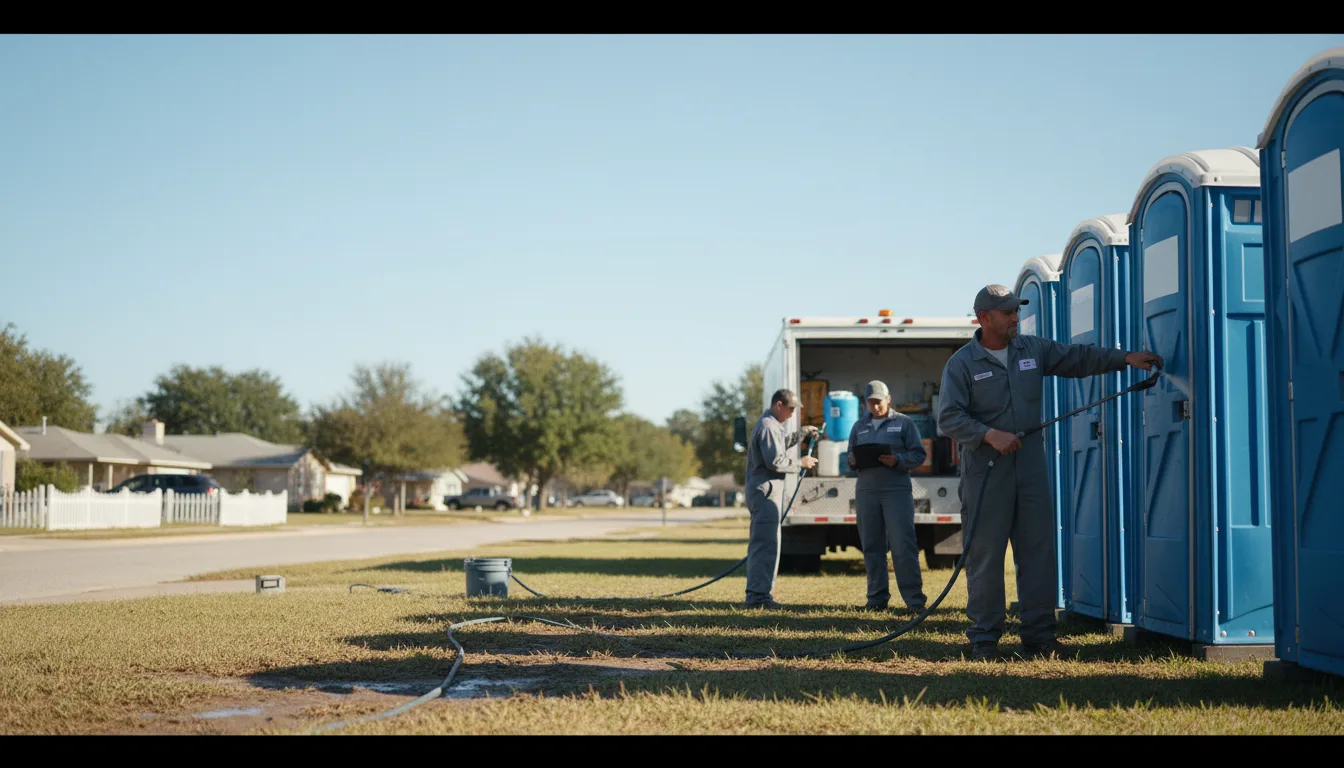 Long-Term Portable Toilet Rental in Lawndale, NC near me